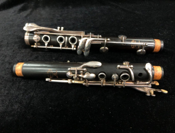 Photo Buffet Crampon Paris France R13 A Clarinet with Silver Key Work, Serial #483615